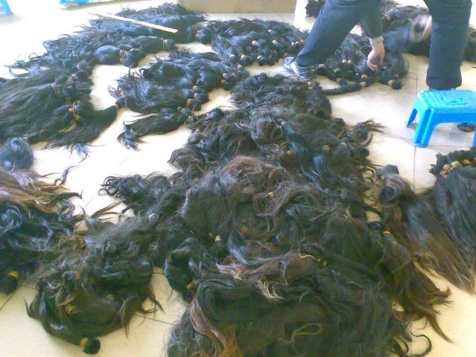 unprocessed virgin remy human hair