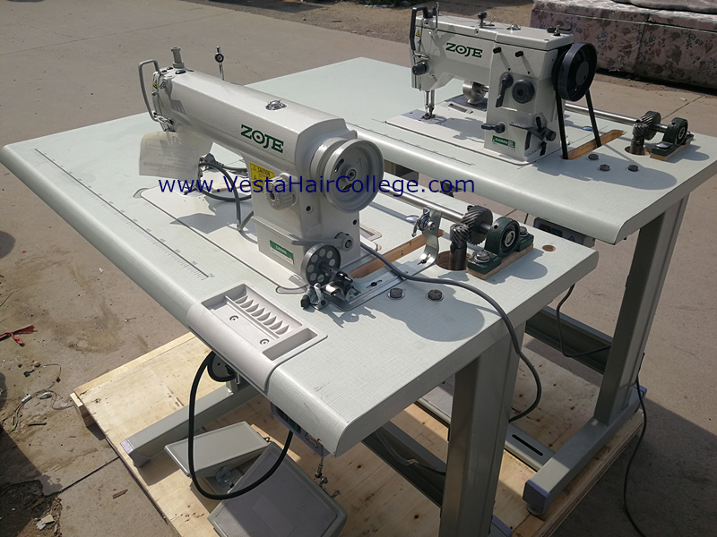 Single head hair weft sewing machine