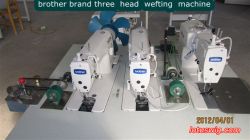 BROTHER THREE HEAD HAIR WEFT MACHINE